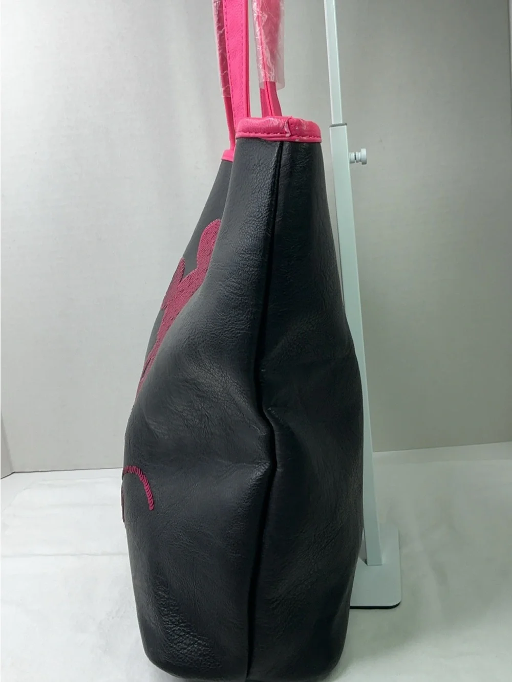 Disney Parks Loungefly Mickey Mouse Imagination Pink Sequin Tote Bag.